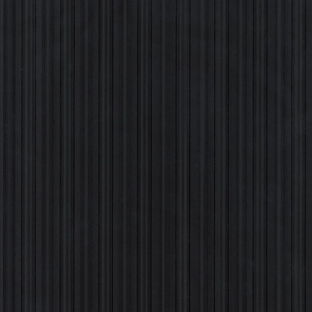 Patton Wallcoverings CS27308 GeometriX Vertical Stripe Emboss Wallpaper in Black, Charcoal